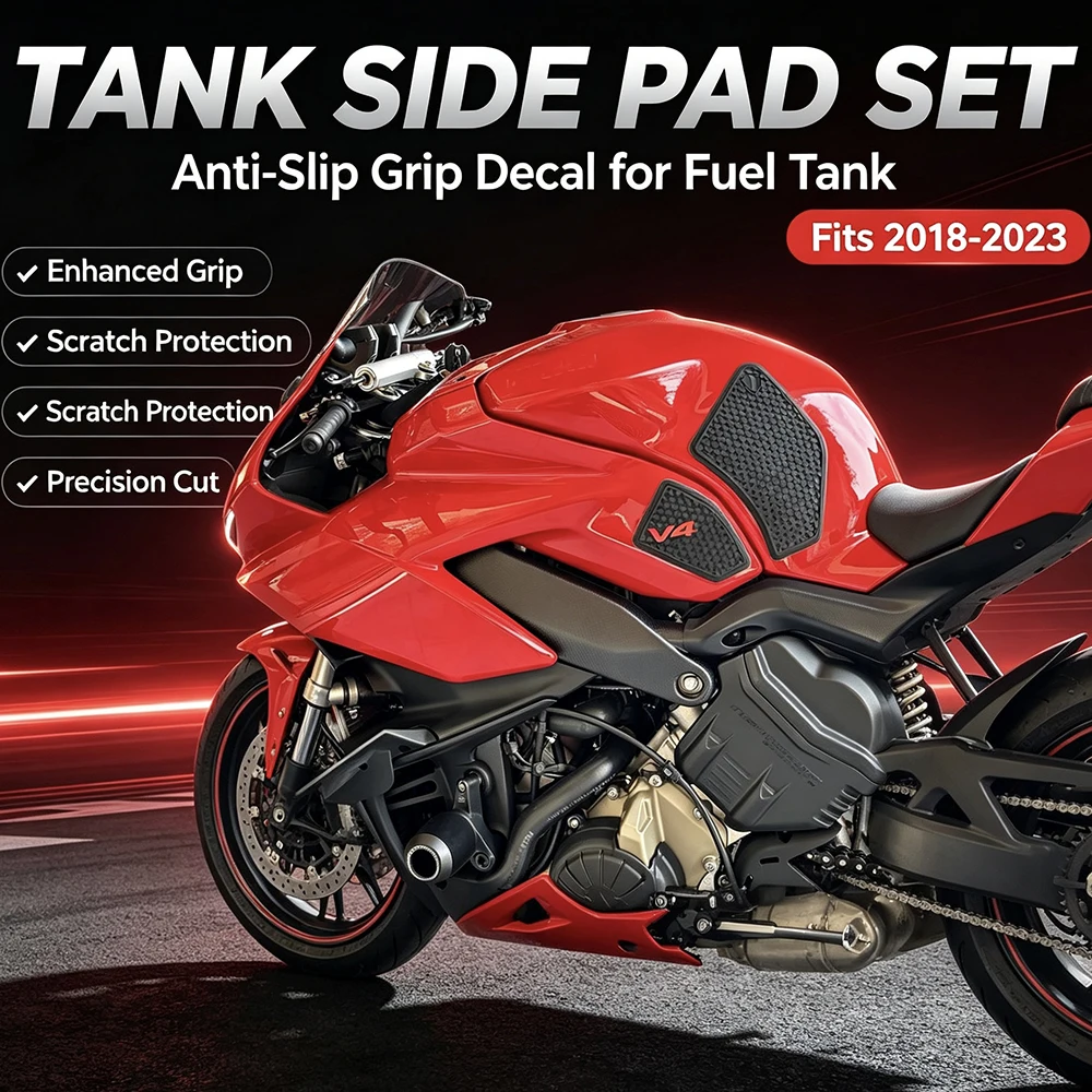 for DUCATI Panigale V4 V4S V4R 2018-2023 abs Carbon Fiber Frame Cover, Fuel Tank Side Panel Fairing Kit, Motorcycle Accesso