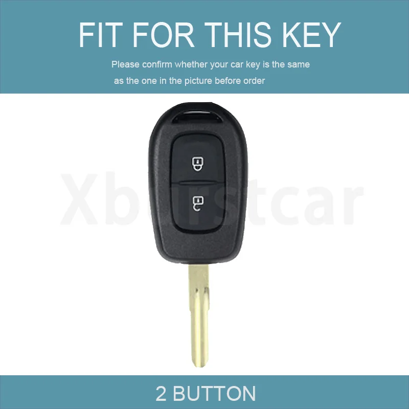 2 Buttons For Renault Traffic Symbol Kwid for Dacia Sandero Logan Duster Shell Fob Holder Keyless Car Remote Key Fob Cover Case