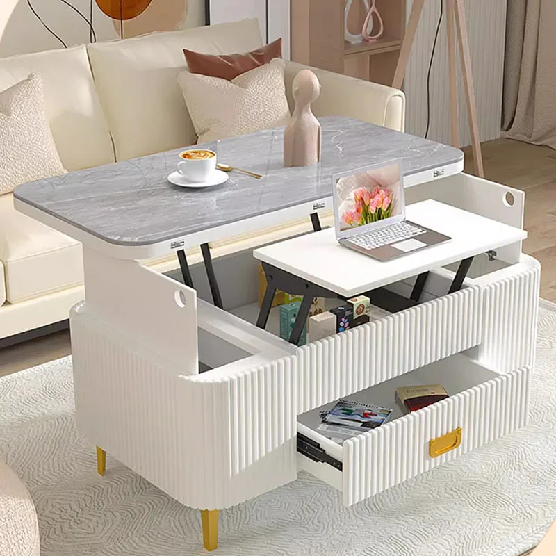 Bedroom Luxury Coffee Table Trau Modern White Mobile Room Coffee Table Mesa Lateral Apartamento Couchtisch Home Furniture