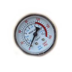 1PC Air Compressor Pneumatic Hydraulic Fluid Pressure Gauge 0-12Bar / 0-180PSI New 2021