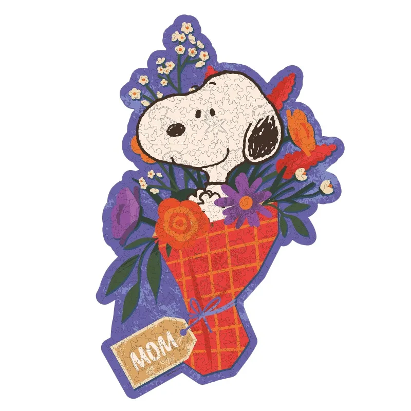 

Official Peanuts Snoopy Anime Wooden Jigsaw Puzzle 11.5*17.7in High Quality Wall Art Toy Home Decoration Ideal Gift for Adults