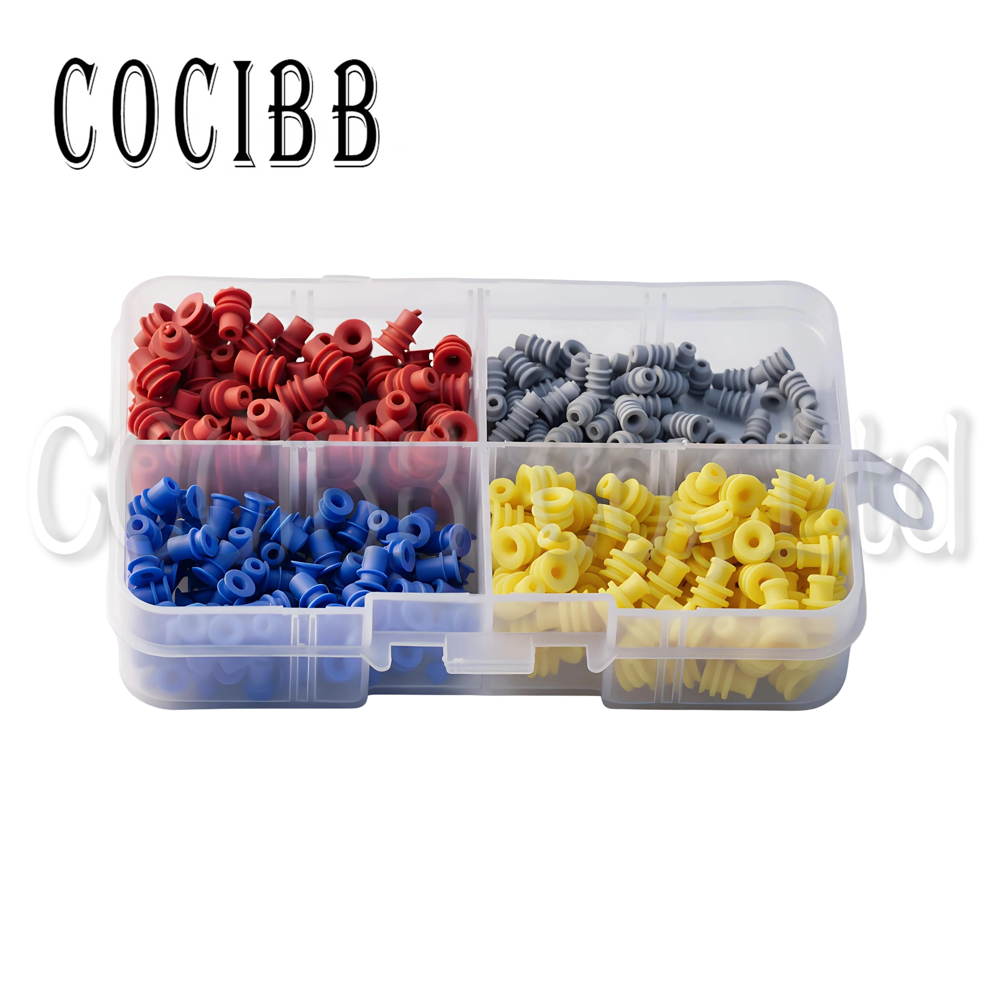 

400 pcs Sealed 1.5mm 3.5mm connector rubber seal silicone cable wire seals for waterproof automotive electrical plug Set box