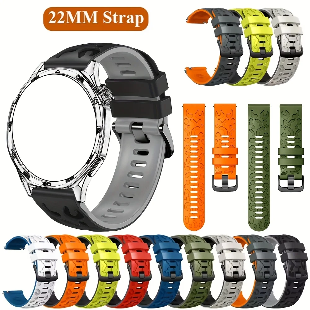 Спортивный силиконовый ремешок 22 мм для Garmin Forerunner 265 255/255 Music 745, ремешок для часов Vivoactive 4/Venu 3 2, браслет