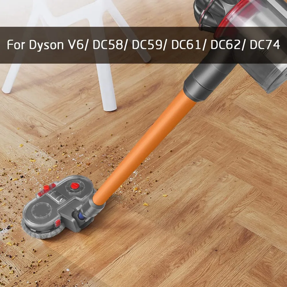 N98R Electric Mop Attachment for Dyson V6 Animal/ Fluffy/ Total Clean DC58/DC59/DC61/DC62/DC74 with Detachable Water Tank