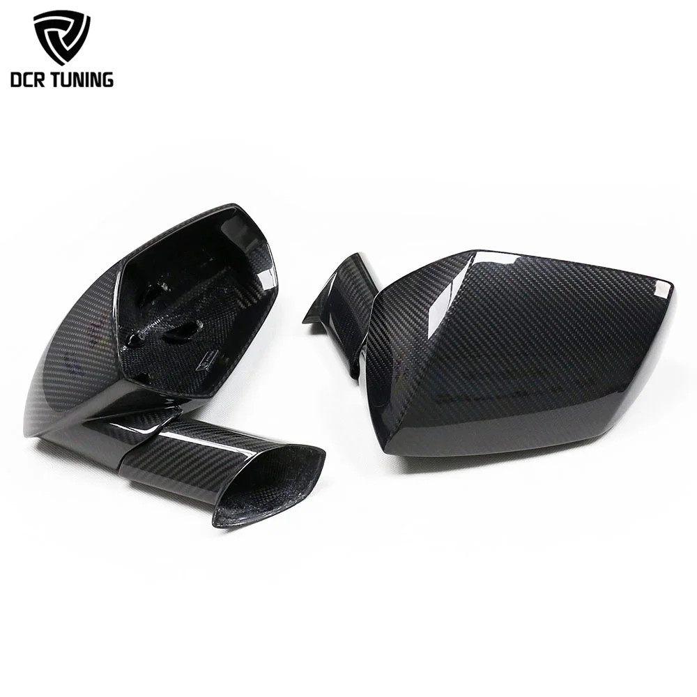 

4PCS Dry Carbon Fiber Mirror Cover for Lamborghini Aventador LP700-4 720 750 780 SVJ Forged Pre-preg Carbon Fiber Mirror Shell
