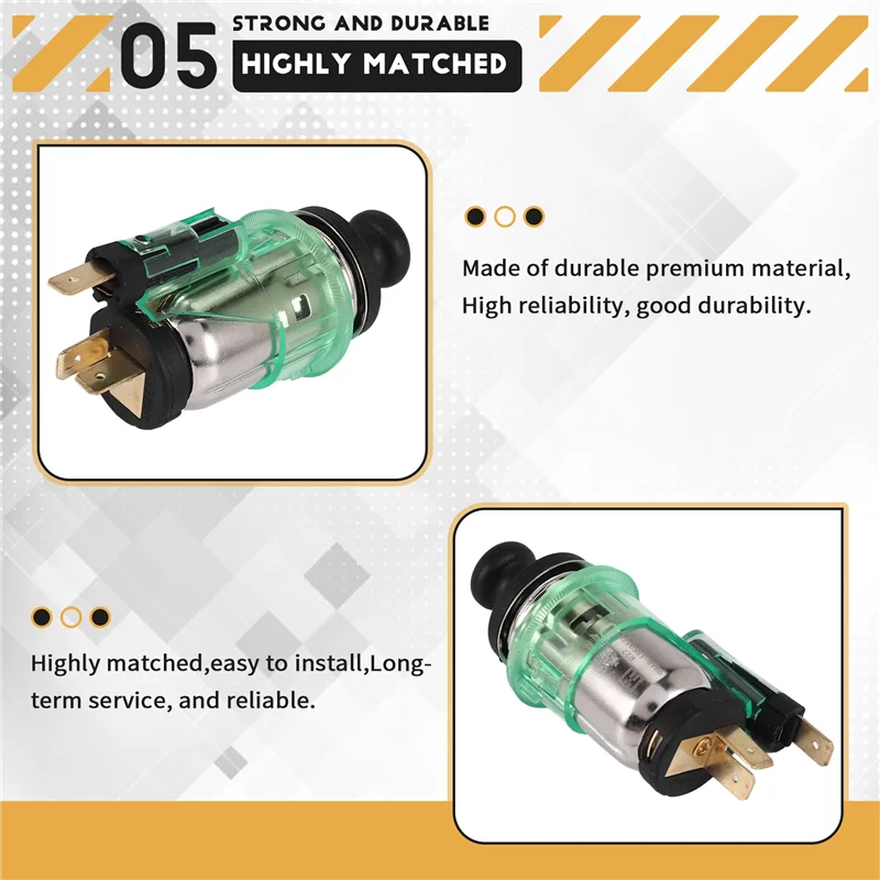 cigarette lighter socket ford focus A27F-Car Cigarette Lighter Socket 98AG15K047AC 6133 For Ford Focus MK1  Mondeo Car Accessories