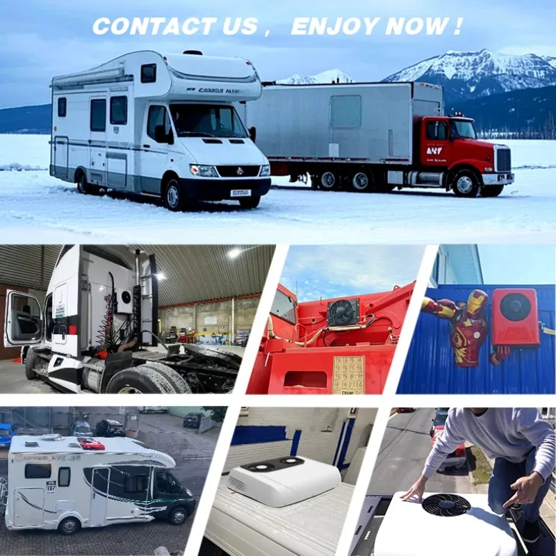 New Condition 24V Rooftop Dual-fan Truck Air Conditioner 2400W Cooling Power For Truck Vans Camper Boats