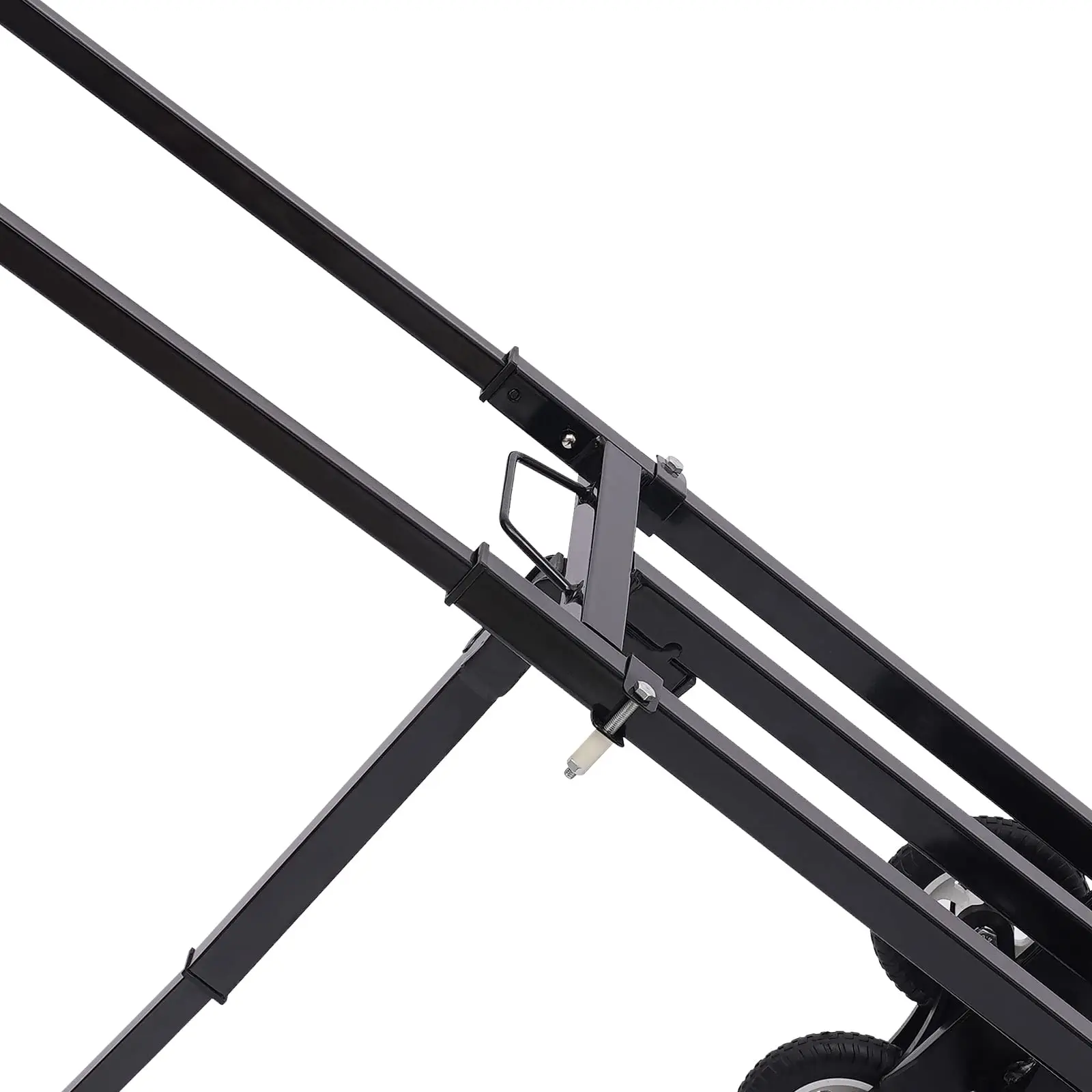 Складная тележка для подъема по лестнице, портативная ручная тележка для подъема по лестнице 330 фунтов с регулируемой ручкой для вытягивания, складная тележка с 8