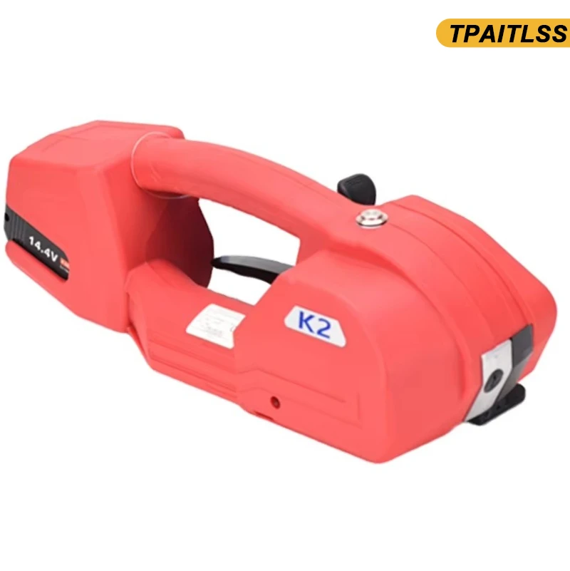 K2 Semi-auto Battery Powered Portable Strapping Tool Carton Box Case Wooden Pallet PP PET 13-16mm Packaging Tensioner