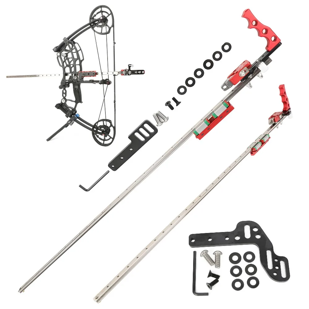

Compound Pulley Bow Auxiliary Rod Metal Release Aid Stabilizer Bar Simple Installation Beginners Archery Aiming Shooting Hunting