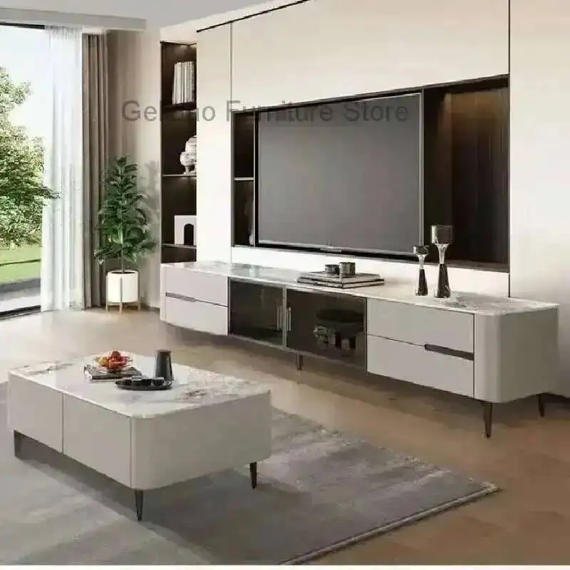Vanity TV Cabinet Coffee Table Storage Panel Combination Modern Simple Living Room Household Archivadores Postmodern Furniture