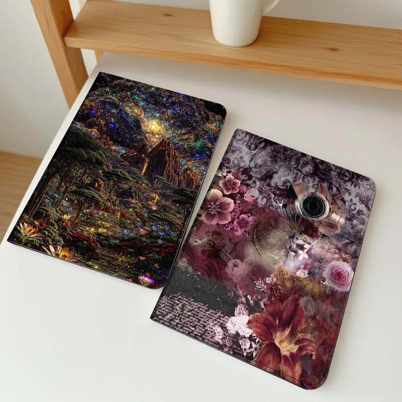 

Starry Forest Shine Glow Tablet Case For Apple iPad Air Pro mini 1 2 3 4 5 6 7 8 9 11 M2 M3 M5 M4 5th 6th 7th 10th 11th Gift