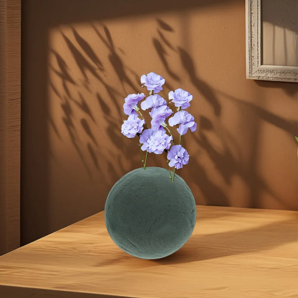 2Pcs Floral Foam Round Sphere Strong Water Absorbing Foam for Wedding Garden Party Flower Arrangement Supplies