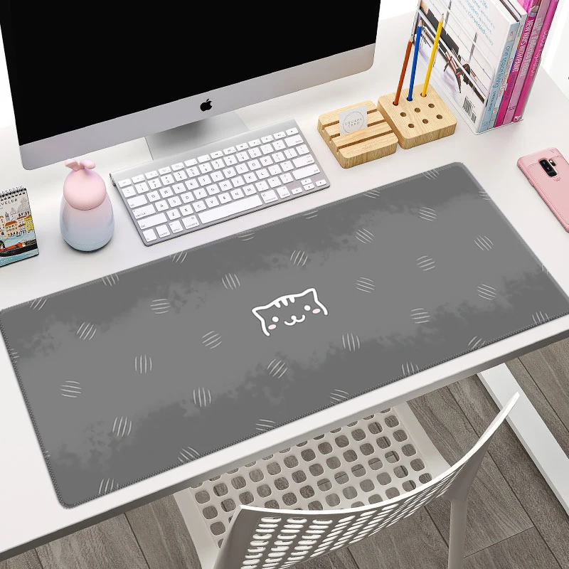 

grey Mausepad Minimalist style Desk mat Gaming Mat Pad on The Table Office Gamer Accessorie Keyboard Mat Mouse Pad Mouse Carpet