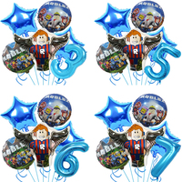 ROBLOX Birthday Foil Balloons Set Cartoon Party Decoration Supplies Baby Shower Favor Game Gift Number Balloon Boy Toy diy