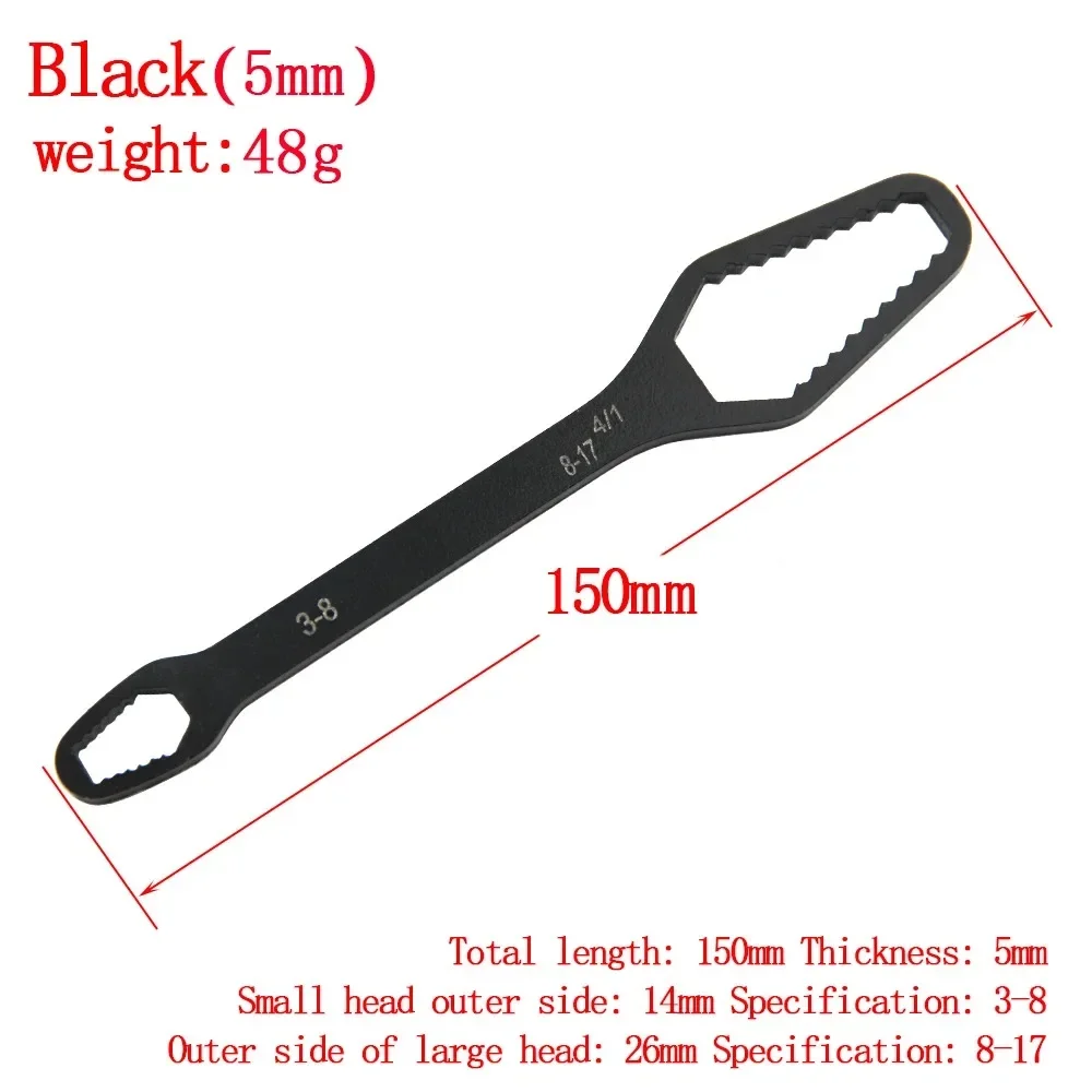 3-17mm Multifunctional Double End Box 8-22mm Hexagonal Solid Wrench ForTightening VariousDiameter Screws And Nuts image 4