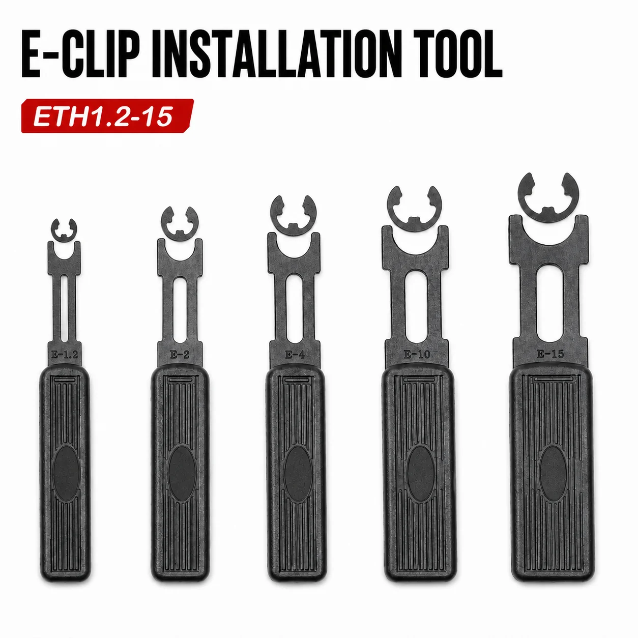 E-Type Circlip Pliers for Installation, E-Shaped Retaining Ring Pliers, Mini Internal Circlip Pliers for Electronics Repai
