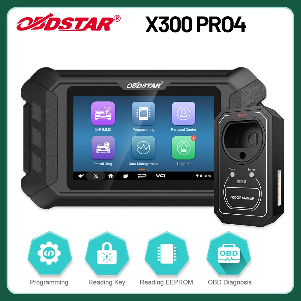 OBDSTAR X300 Pro4 Key Programmer Key Master 5 Full Version OBDII Diagnosis OBD2 Immobilizer Programming