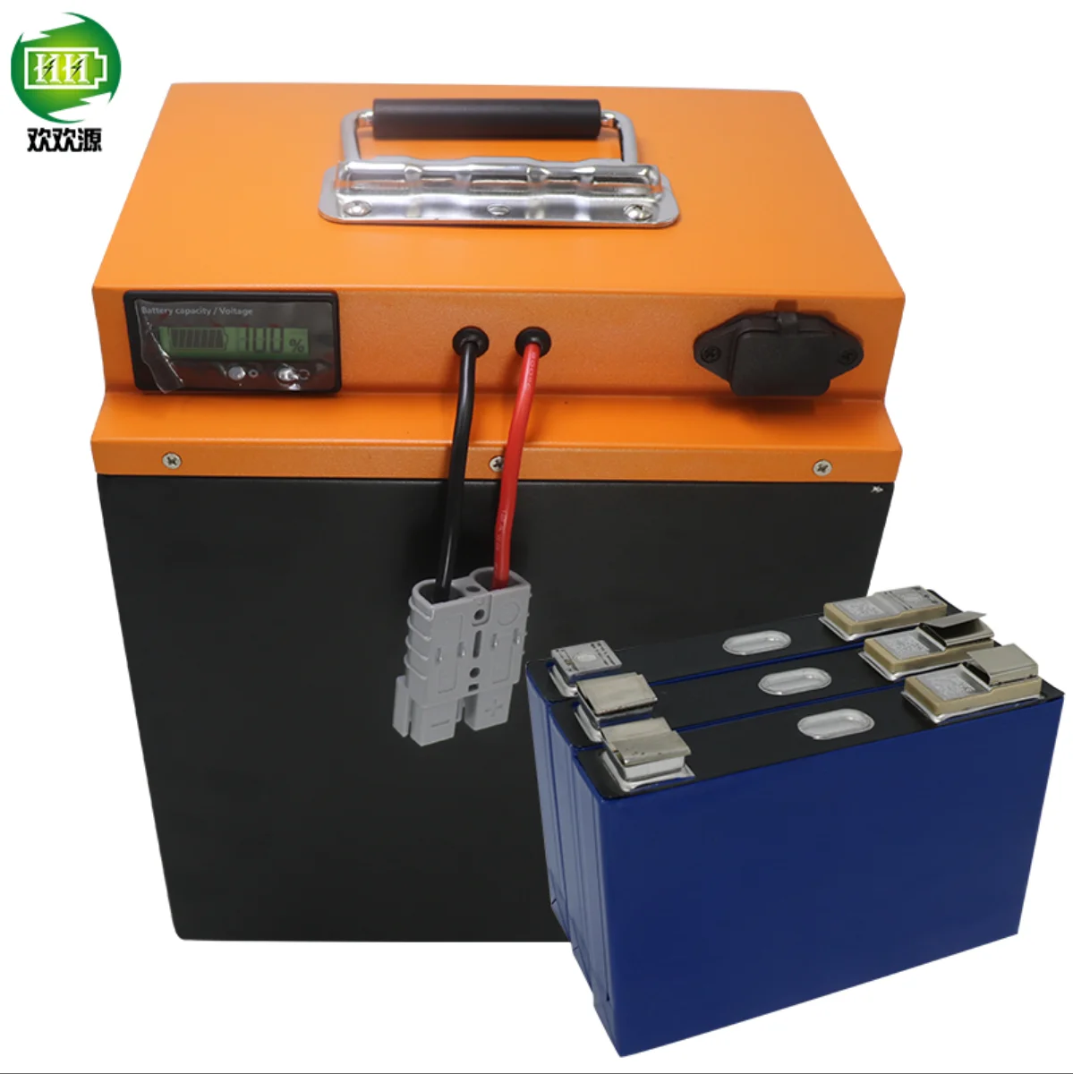 Lithium Battery Cells Lifepo4 72v 60ah  Packs Li-ion 3.7V54AH 21.2kg,21.2kg 230*175*320MM 3months-1year Hhpower 20S63A