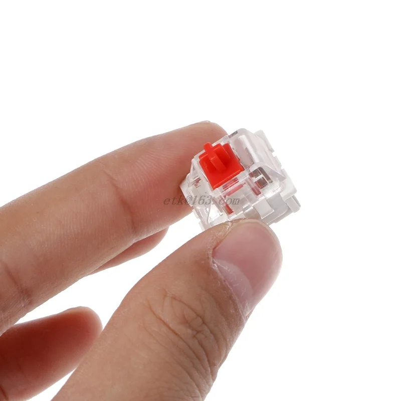 10Pcs 3 Pin Mechanical Keyboard Switch Red Replacement For Gateron Cherry MX