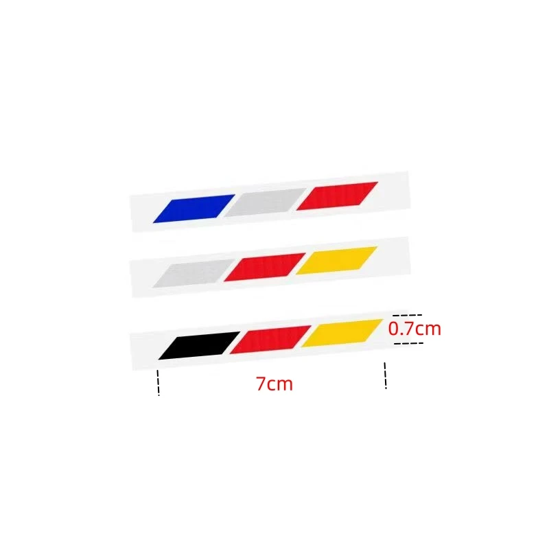 4Pcs Car Center Pillar,Rearview Mirror,Steering Whee Sticker,Belgian Flag,French Flag,Dutch Flag,German Flag Style