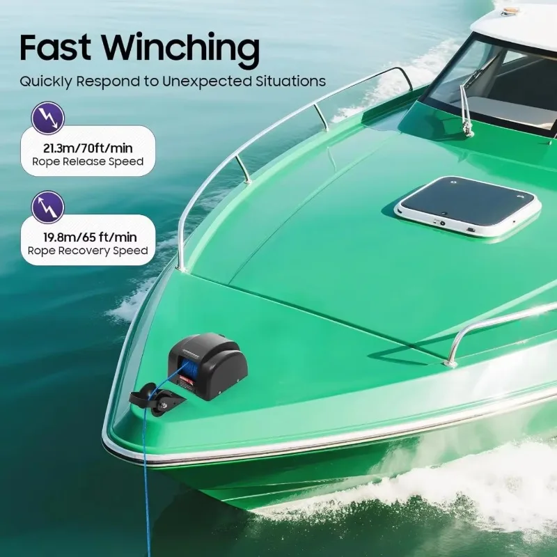 วินช์สมอไฟฟ้า 12V รุ่น AC 45 A - Model Kit Yacht บทวิจารณ์และราคา
