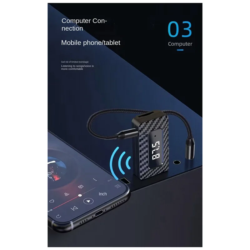 

-A96Z USB Bluetooth аудио адаптер Bluetooth приемник беспроводной приемник автомобильный Bluetooth 5.0FM передатчик простая установка