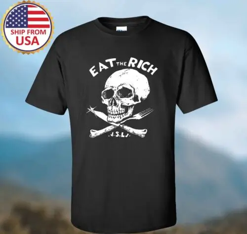 Patti Eat The Rich Men's Black T-shirt Size S-3XL