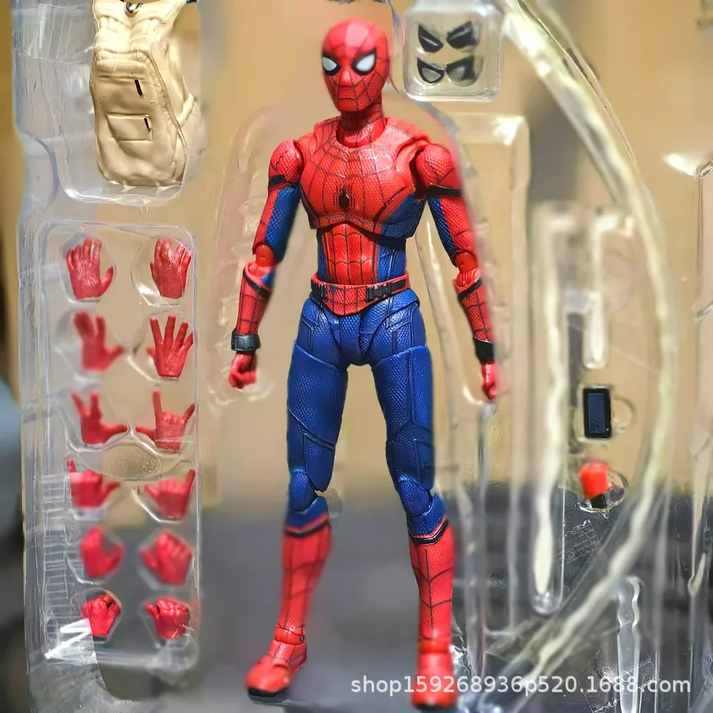 15 CM SHF Homem Aranha Homecoming The Spiderman PVC Action Figure Modelo Colecionável Brinquedo Presente