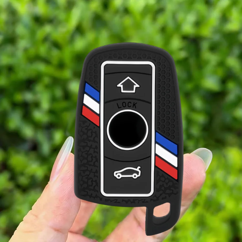 Silicone Shell Fob for BMW X5 E53 X3 F83 E46 E39 E38 E60 E63 E61 E64 Series 3 5 7 330i Z3 Z4 E85 E86 M5 325i Car Key Case Cover