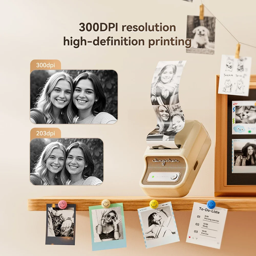 Mini Portable Printer Niimbot B21 Adhesive Label Thermal Printer Wireless Bluetooth For Sticker Labeling Machine Printer