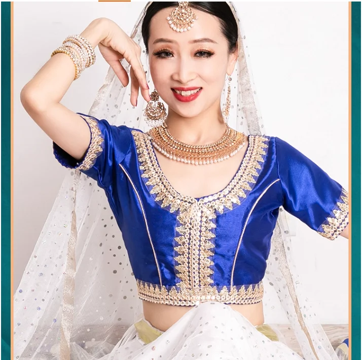 زي الرقص الهندي، النمط العرقي، الرقص الأنثوي، الرقص الشرقي، الأعلى #1