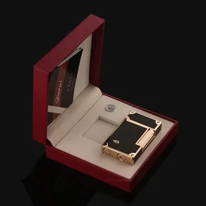 ولاعة لون فولاذية حقيقية لصديقها والزوج ، ولاعة غاز عالية ، لهب مفتوح قابل للنفخ ، ولاعة منزلقة جانبية معدنية ، صندوق هدايا أفضل 12 ولاعة قلب مبيعات - رقم 4