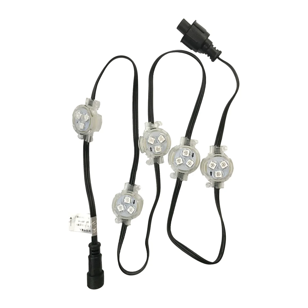 New Arrived DC12V Point Light 3leds Per Piece WS2811String With Waterproof Connector Led