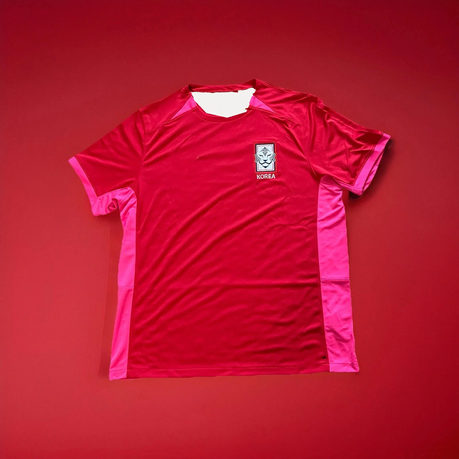 كوريا 2026 قمصان كرة القدم الجديدة، تي شيرتات مطبوعة ثلاثية الأبعاد مريحة ومسامية للبالغين وقمصان علوية غير رسمية للأطفال