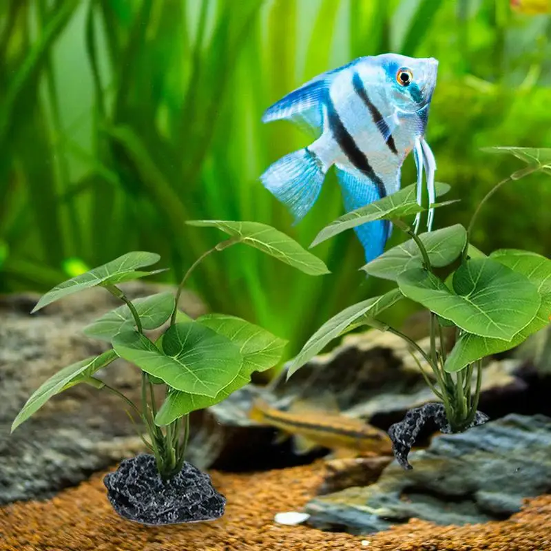 

Fish Tank Decorations Plants Realistic 5PCS Simulation Water Plants Artificial Seaweed Decor For Aquarium Simulation Artificial