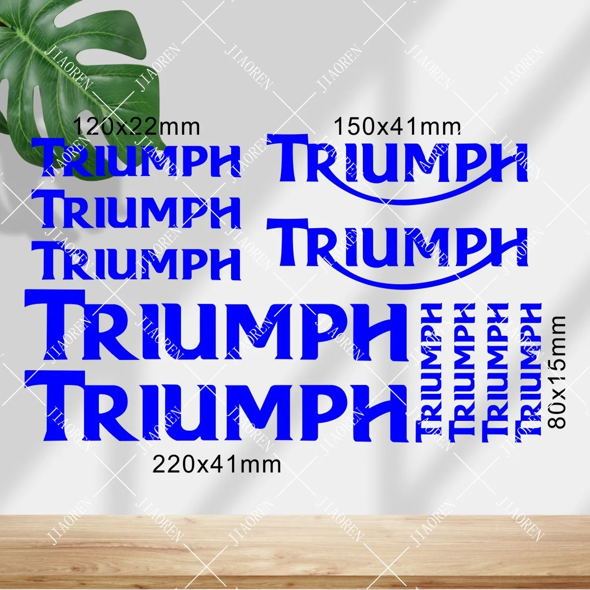

Vinyl Triumph Sticker Blue Logo Motorcycle Tank Helmet Decal Tiger 800 900 1200 Trident 660 Speed Twin 900 #4