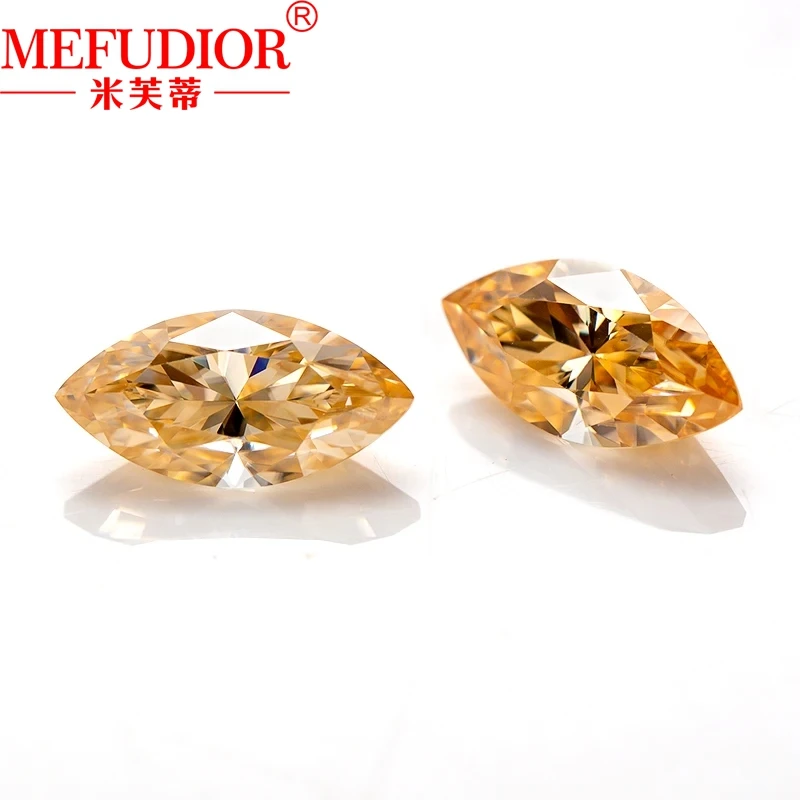 

Multicolour Marquise Brilliant Cut Moissanite D Color VVS1 Loose Stone 1ct 2ct 3ct Beads Test Positive Lab Diamond for Jewelry