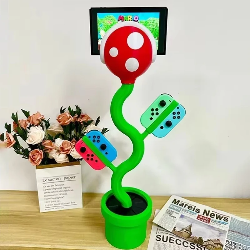 Switch Stand Storage Holder Ns Cannibal Flower Organizer Rack Charging Switch Stand Desktop Ornament Toy Adult Kids Gifts