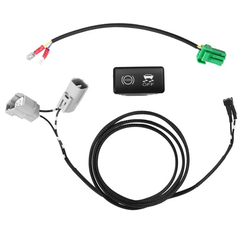 

AB16-For Land Cruiser LC100 LX4500 4700 Off-Road ABS Switch Anti-Slip Switch Disconnect Wiring Harness ABS Side Slip Switch