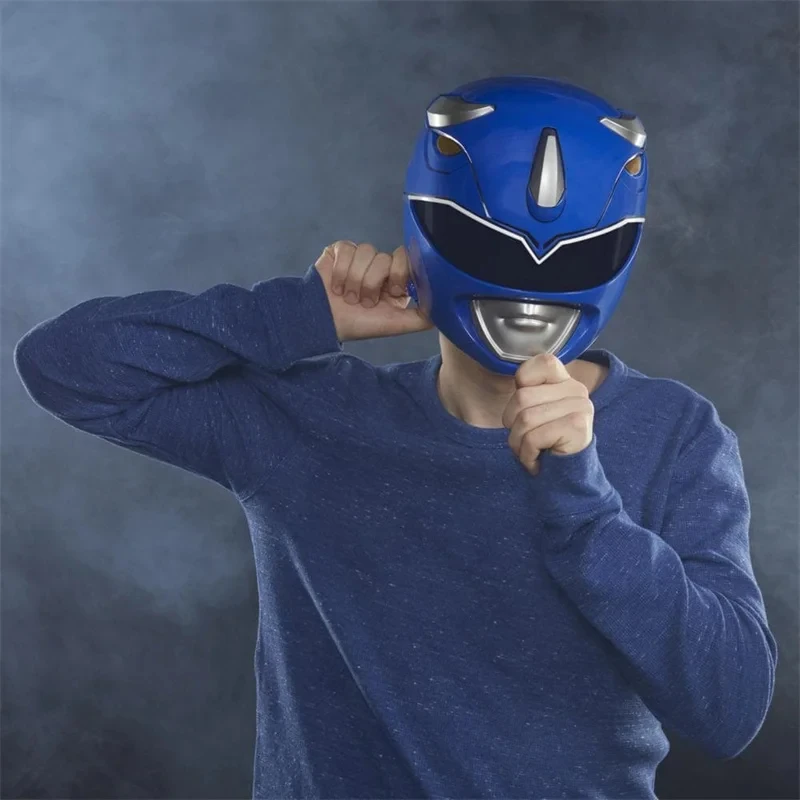 Hasbro Power Rangers Lightning Series Mighty Morphin Blue Ranger Premium Collector's Edition Helmet Role Play