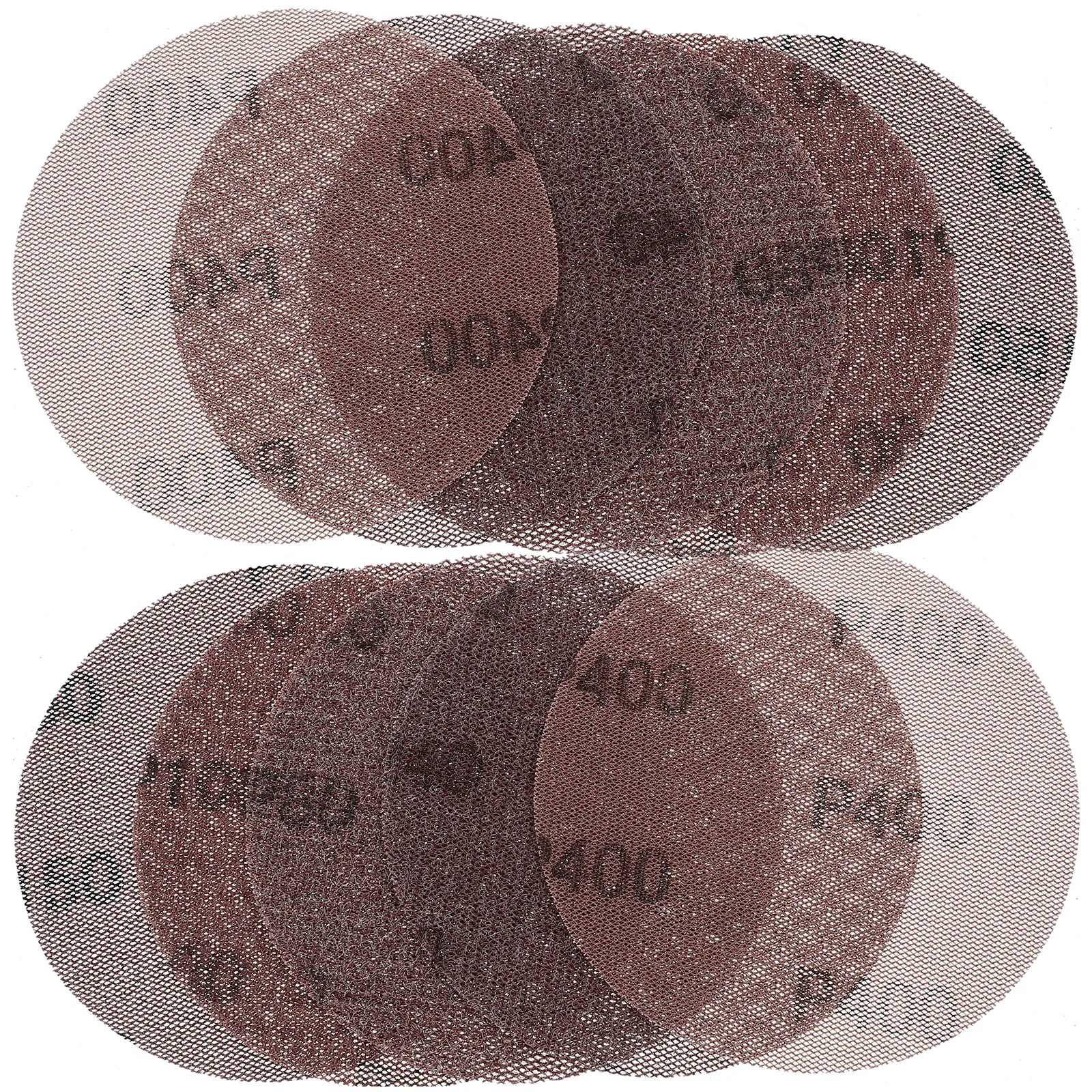 40Pcs Anti Clogging Sandpaper Mesh Sanding Sheets Dry Sanding Pads Assorted for Wood Furniture Polishing Tool Dry Sandpapers