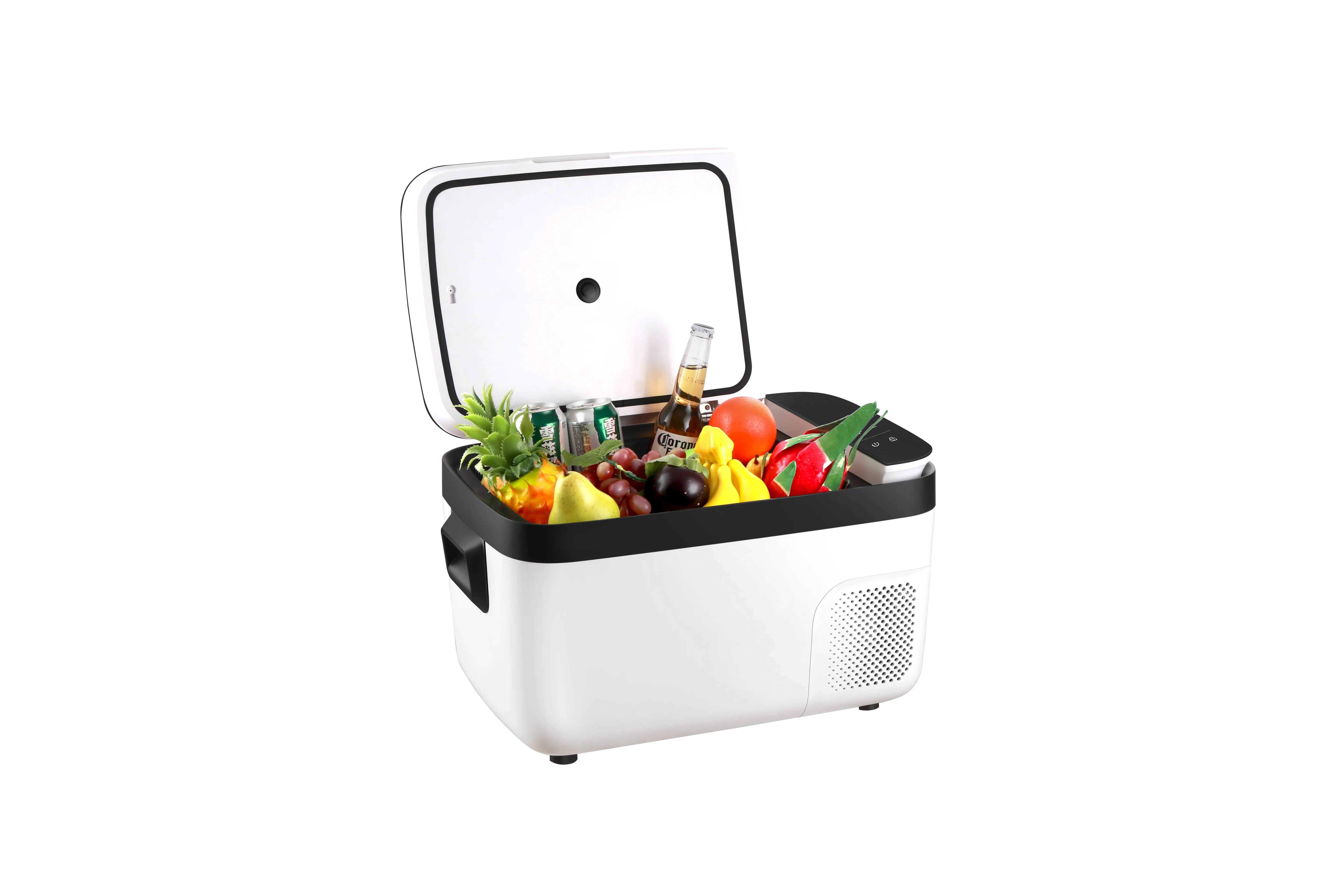 12v DC/AC Car Refrigerator Freezer FTB 25L CN;ZHE Feter White and Black Asbeila or Secop 40W portable mini car fridge