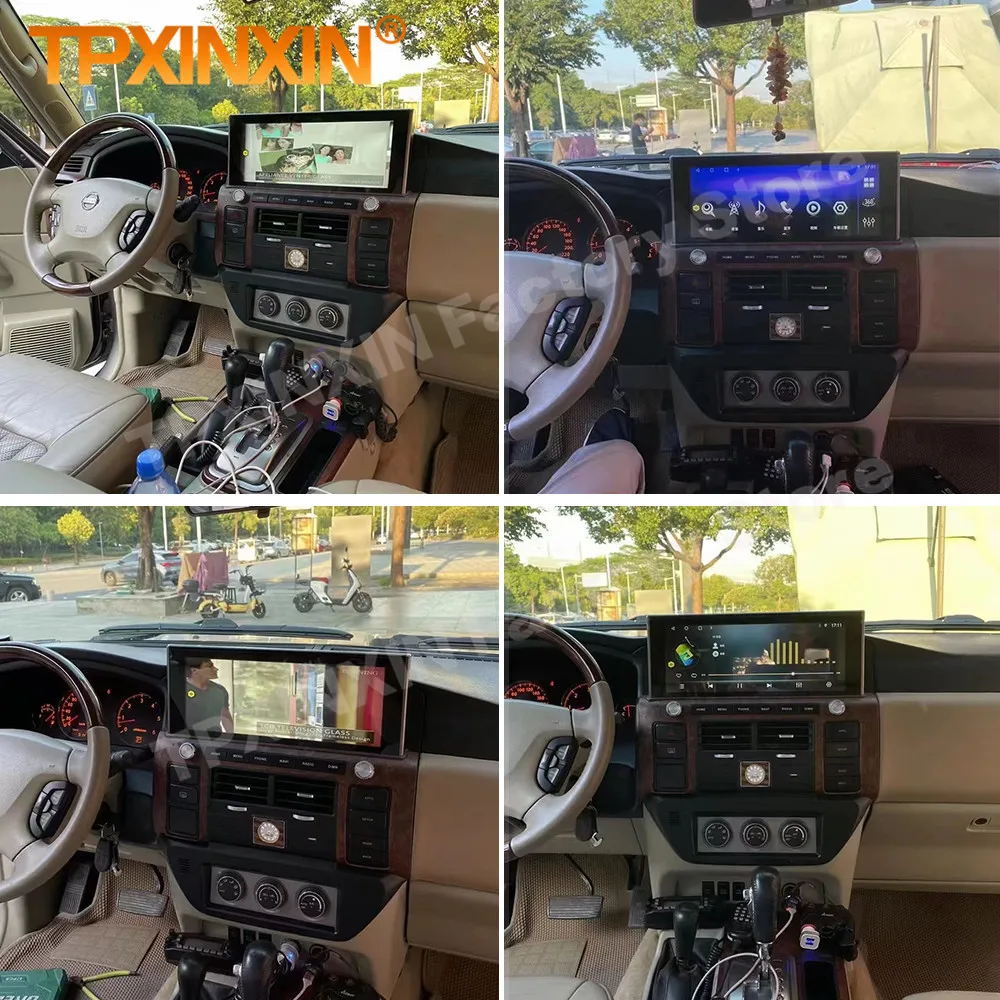 Android 11 Tesl- Multimedia Stereo For Nissan Patrol Y61 2006 2007 2008 2009-2021 2022 For Lexus LX570 GPS Navigation Head Unit