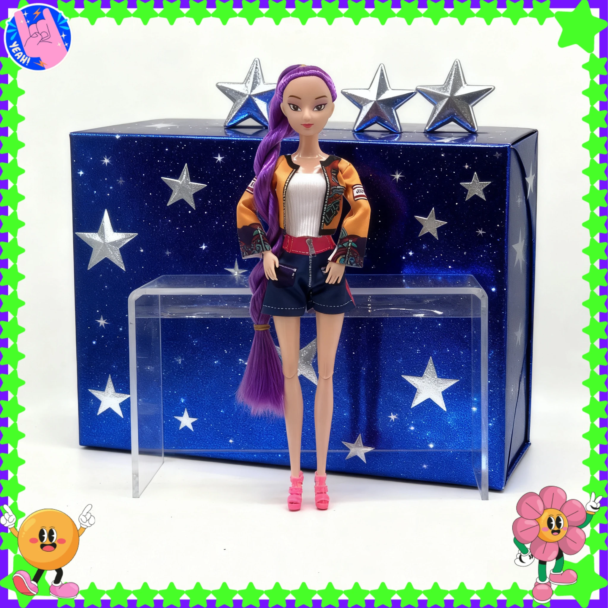 

Simulated Doll New Set Large Gift Box Dress up Princess Large Girl Toy Birthday Gift