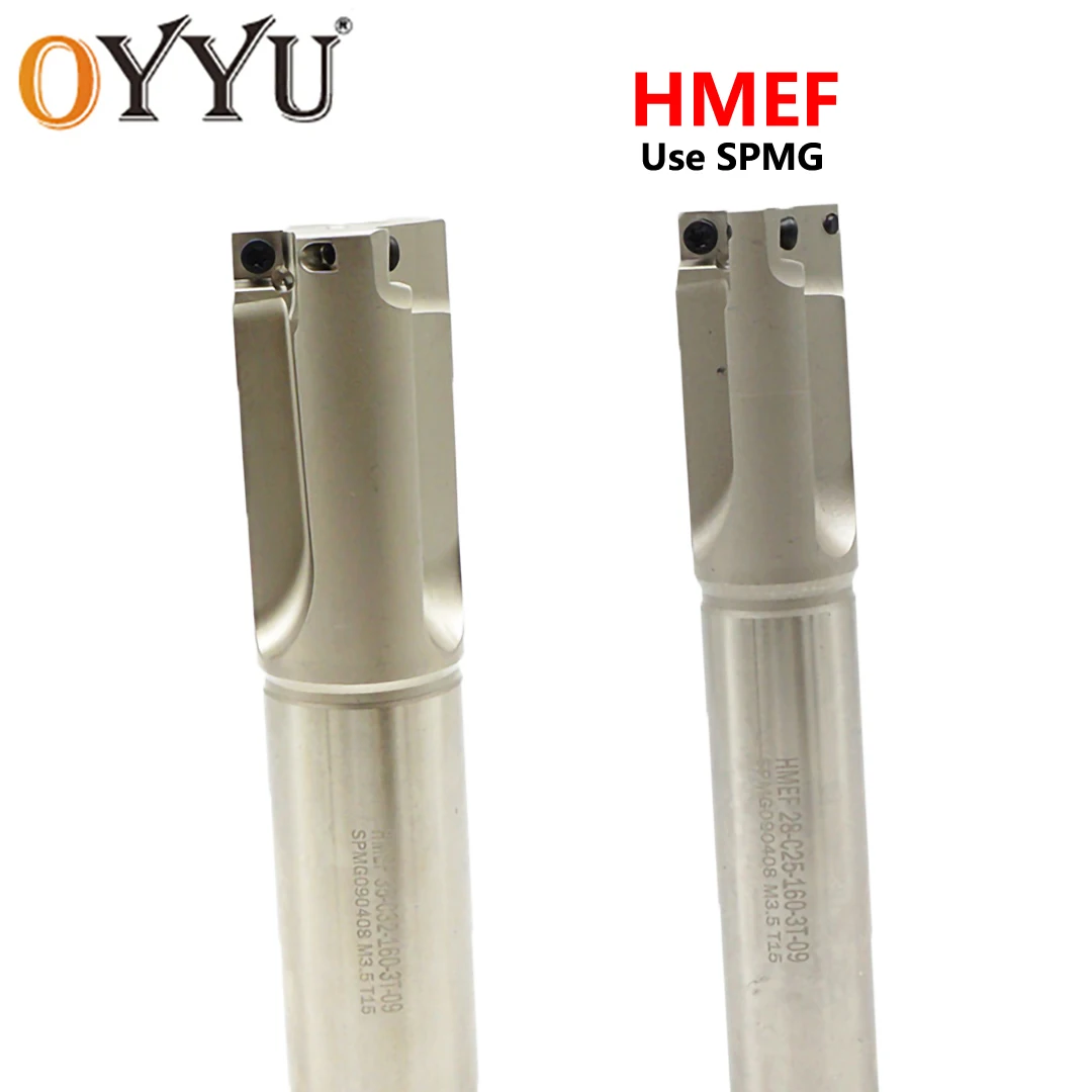 

OYYU HMEF High Feed Tool Holder Indexable Head Rod CNC 1T 2T 3T 4T 11-48mm Shank Cutter C10 C12 C20 C25 Tools Boring Bar