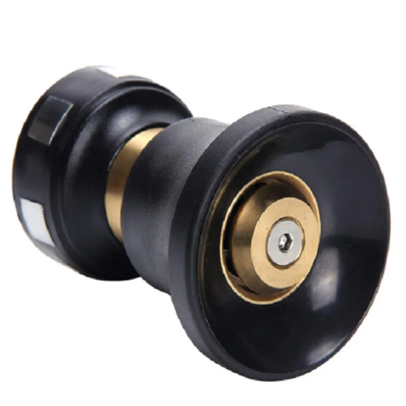 

PWS Heavy Duty Brass Fireman Style Hose Nozzle - For All Standard Garden Hoses - Best High Pressure Sprayer To Clean Your Car Or