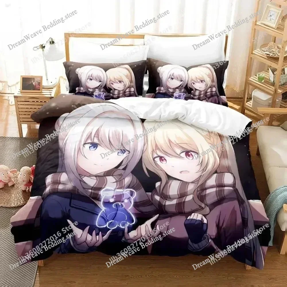 3D Print Madoka Magica Bedding Set Single Twin Full Queen King Size Bed Set Adult Kid Bedroom Duvet Cover Sets Luxury Gift592FQH