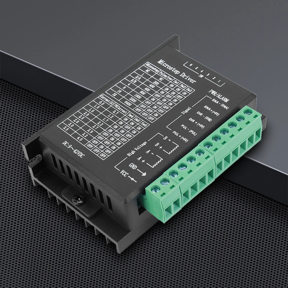 TB6600 محرك متدرج CNC تحكم DC9-40V محرك متدرج تحكم 1 محور 32 قطعة ل Nema 42 57 86 محرك متدرج