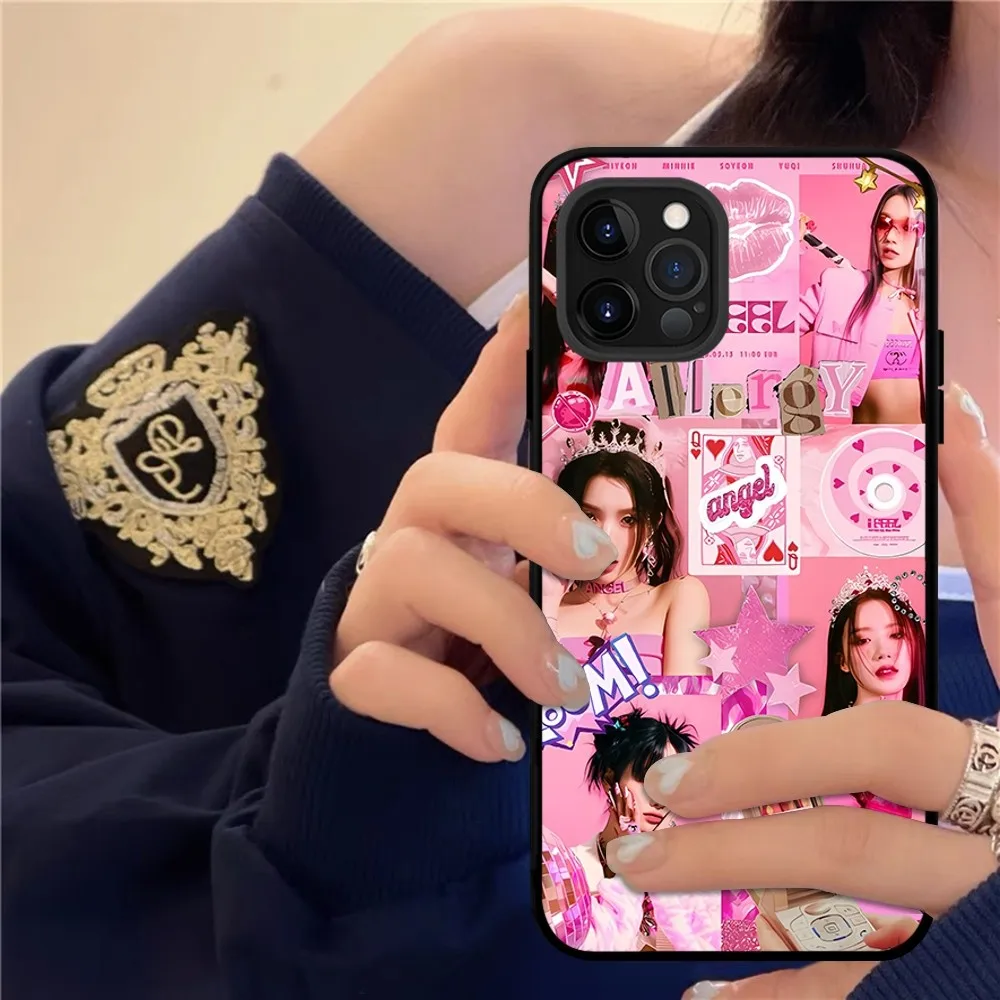 Kpop GI DLE Gidel Phone Case For IPhone 15 8 7 6 6S Plus X SE 2020 XR XS 14 11 12 13 Mini Pro Max Mobile Case